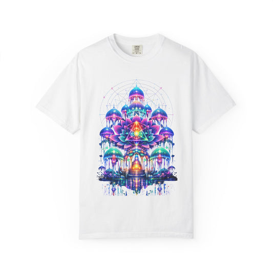 Psychedelic Palace T-Shirt — Vibrant Mandala Art Tee