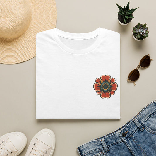 Vintage Snake & Floral Tattoo T-Shirt