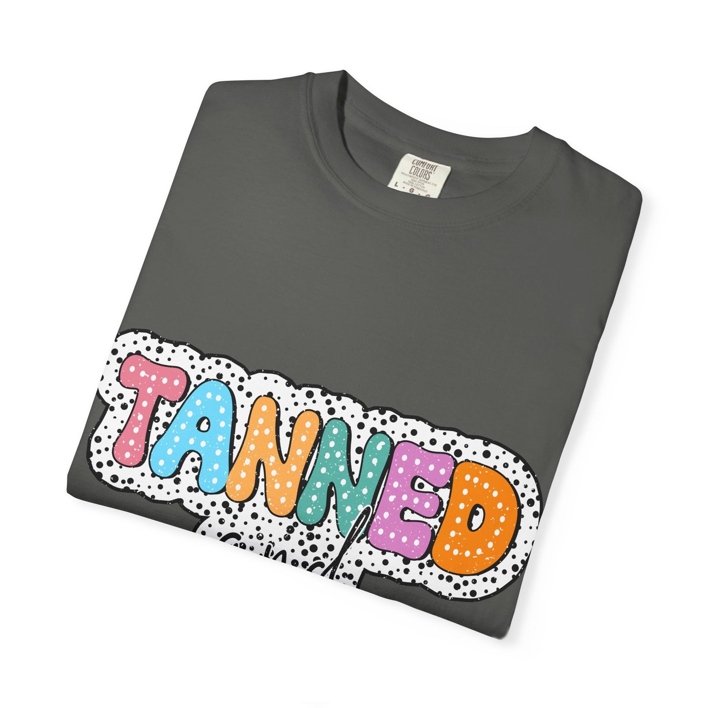 Tanned & Tipsy Mom T-Shirt — Summer Funny Tee