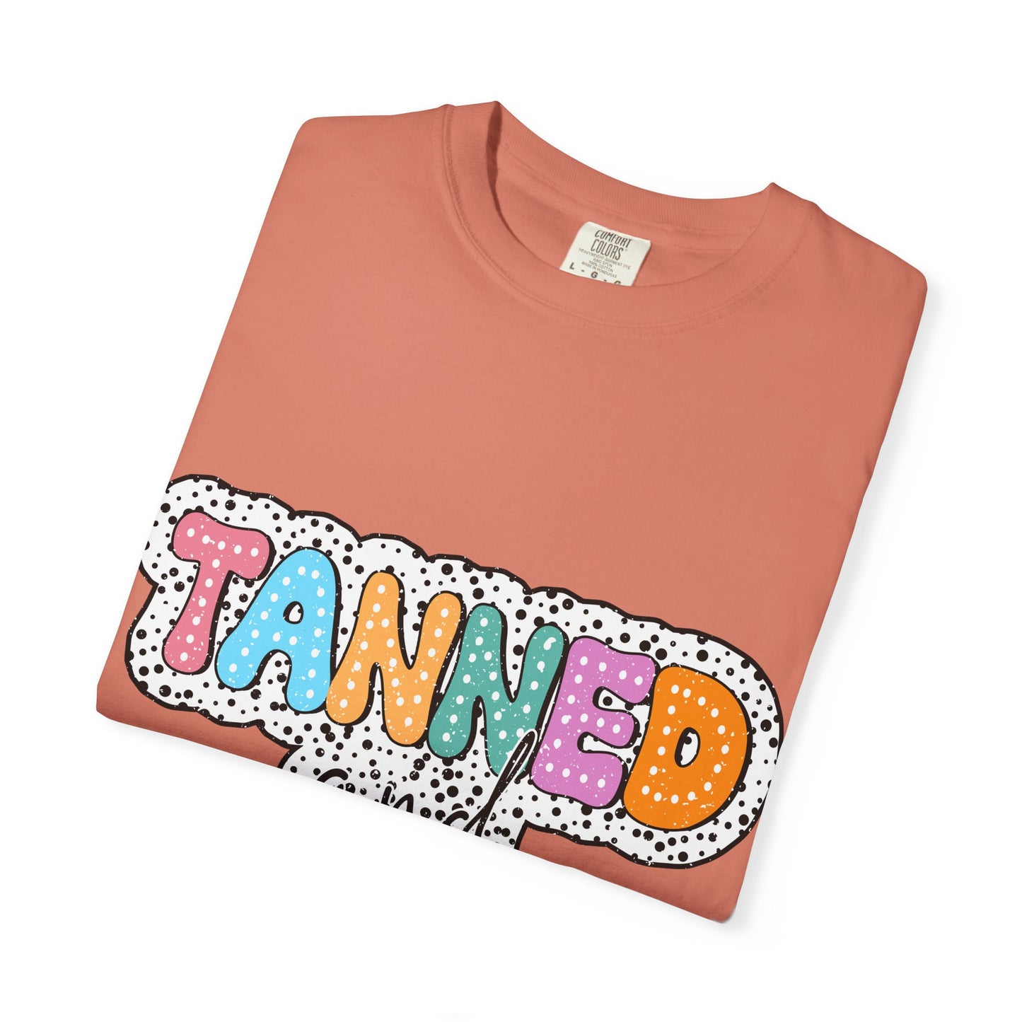 Tanned & Tipsy Mom T-Shirt — Summer Funny Tee