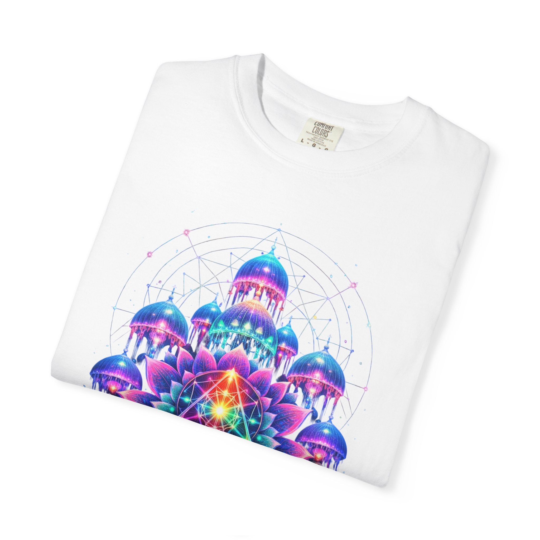 Psychedelic Palace T-Shirt — Vibrant Mandala Art Tee