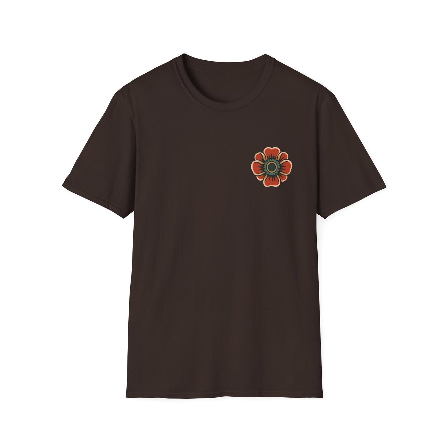 Vintage Snake & Floral Tattoo T-Shirt