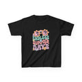 Kids Summer Tee — "Endless Summer Days" Retro Floral Sunglasses Shirt