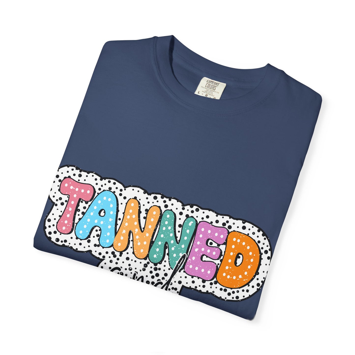 Tanned & Tipsy Mom T-Shirt — Summer Funny Tee