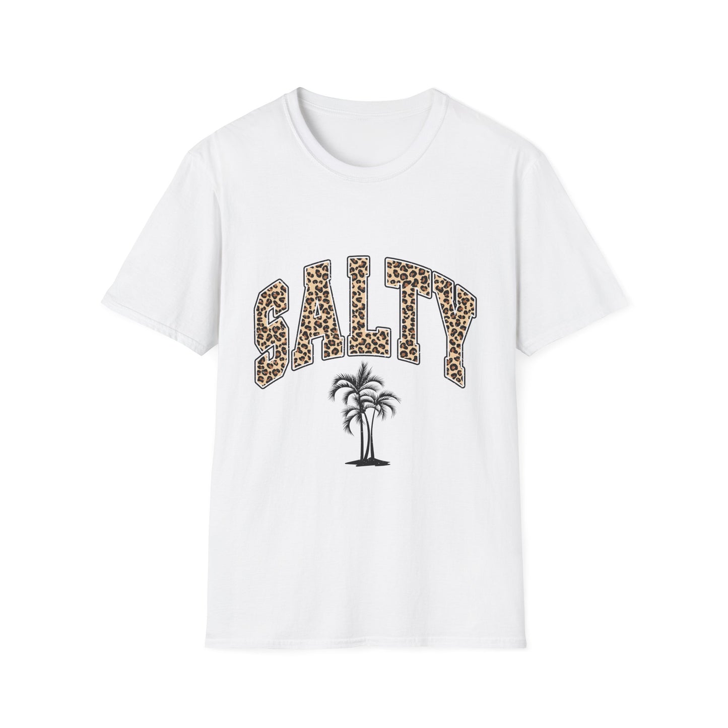 Salty and Sunkissed Leopard Tee — Summer Beach T-Shirt