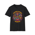 Psychedelic Research Volunteer T-Shirt — Colorful Trippy Mushroom & Alien Design