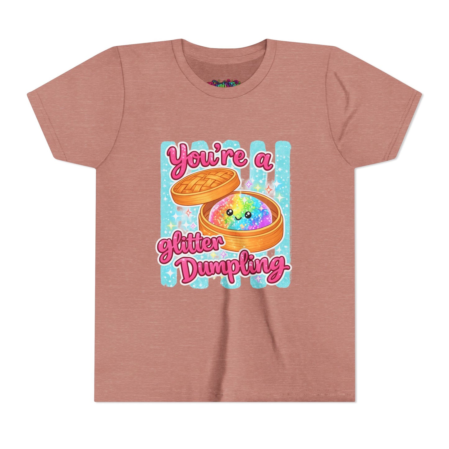 Youth Tee — "You're a Glitter Dumpling" Cute Kawaii Dumpling Graphic Shirt