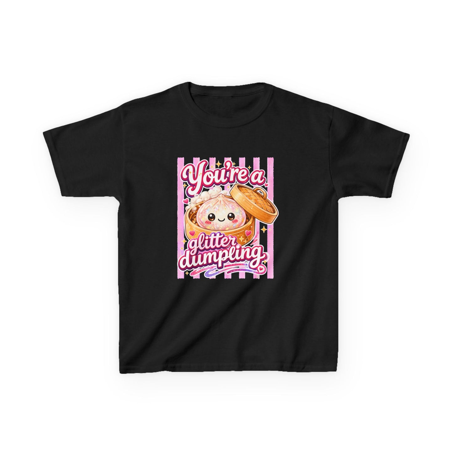 Kids Tee — "You're a Glitter Dumpling" Cute Kawaii Dumpling Shirt