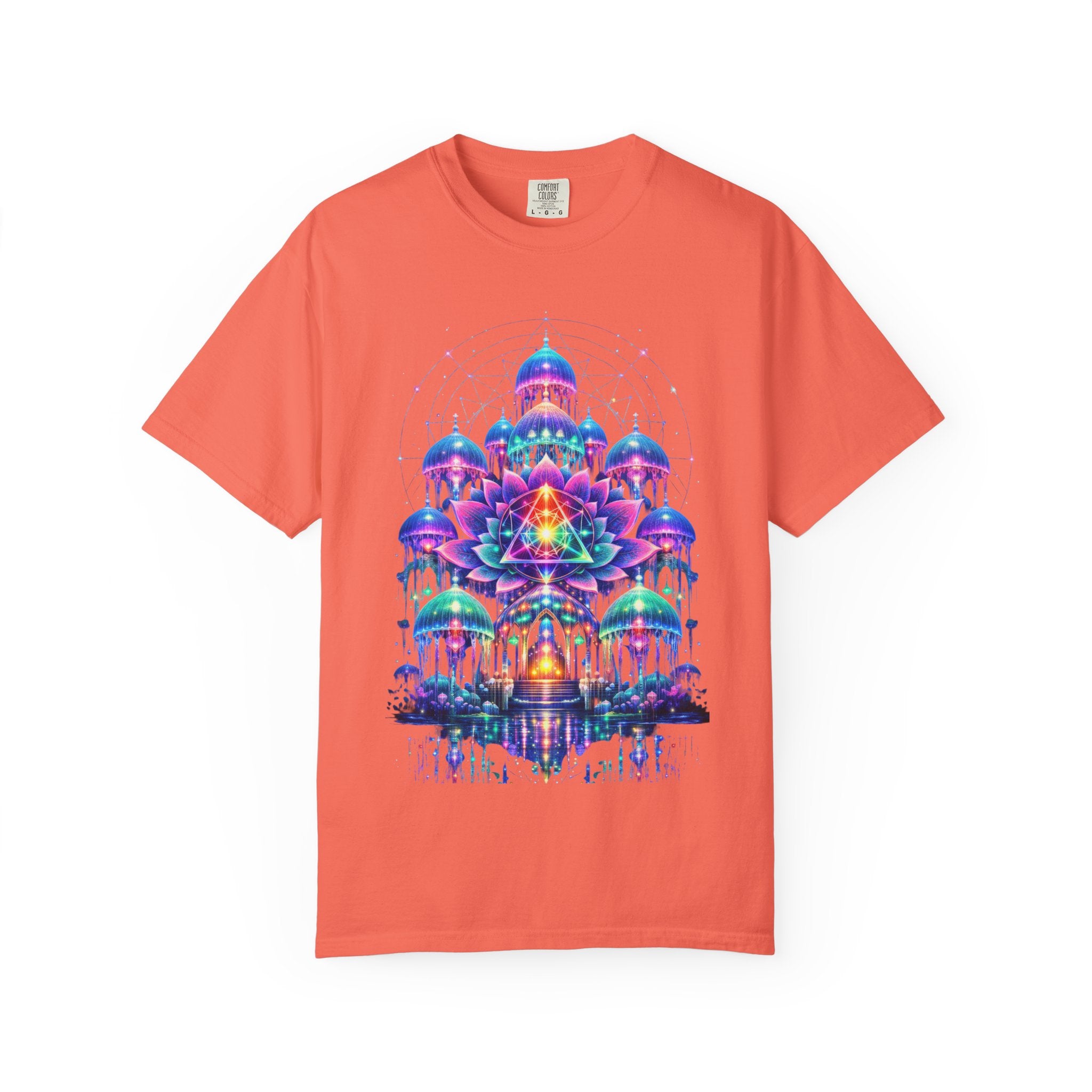 Psychedelic Palace T-Shirt — Vibrant Mandala Art Tee