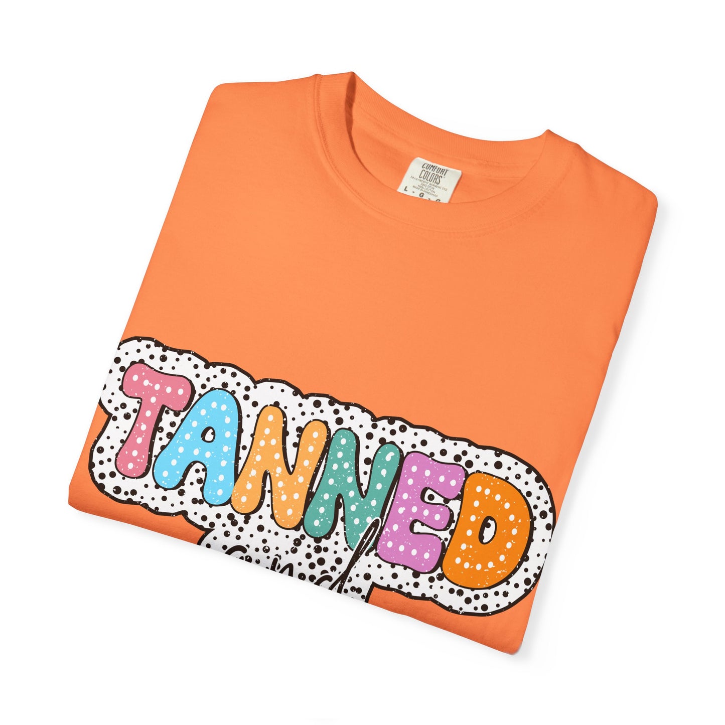 Tanned & Tipsy Mom T-Shirt — Summer Funny Tee