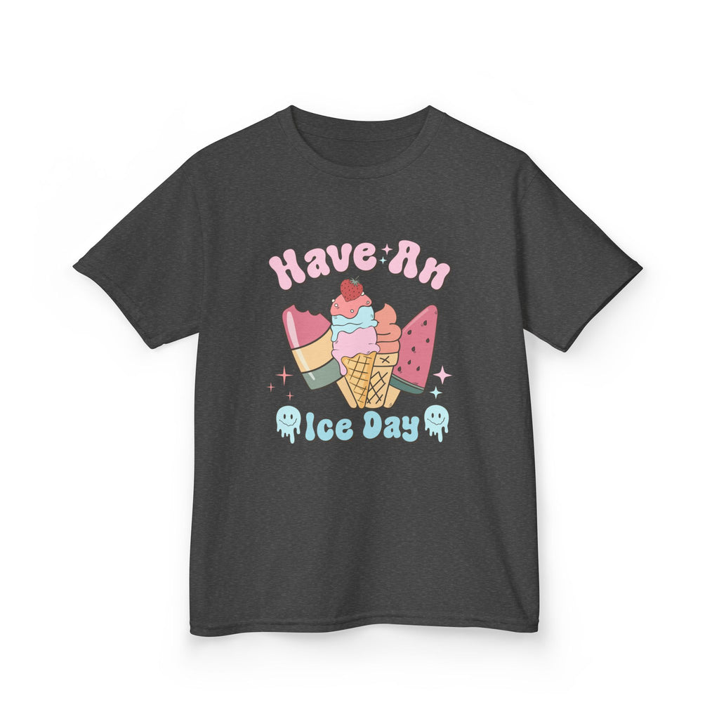 Kids Ice Cream Tee - "Have An Ice Day" Cute Summer Graphic Shirt