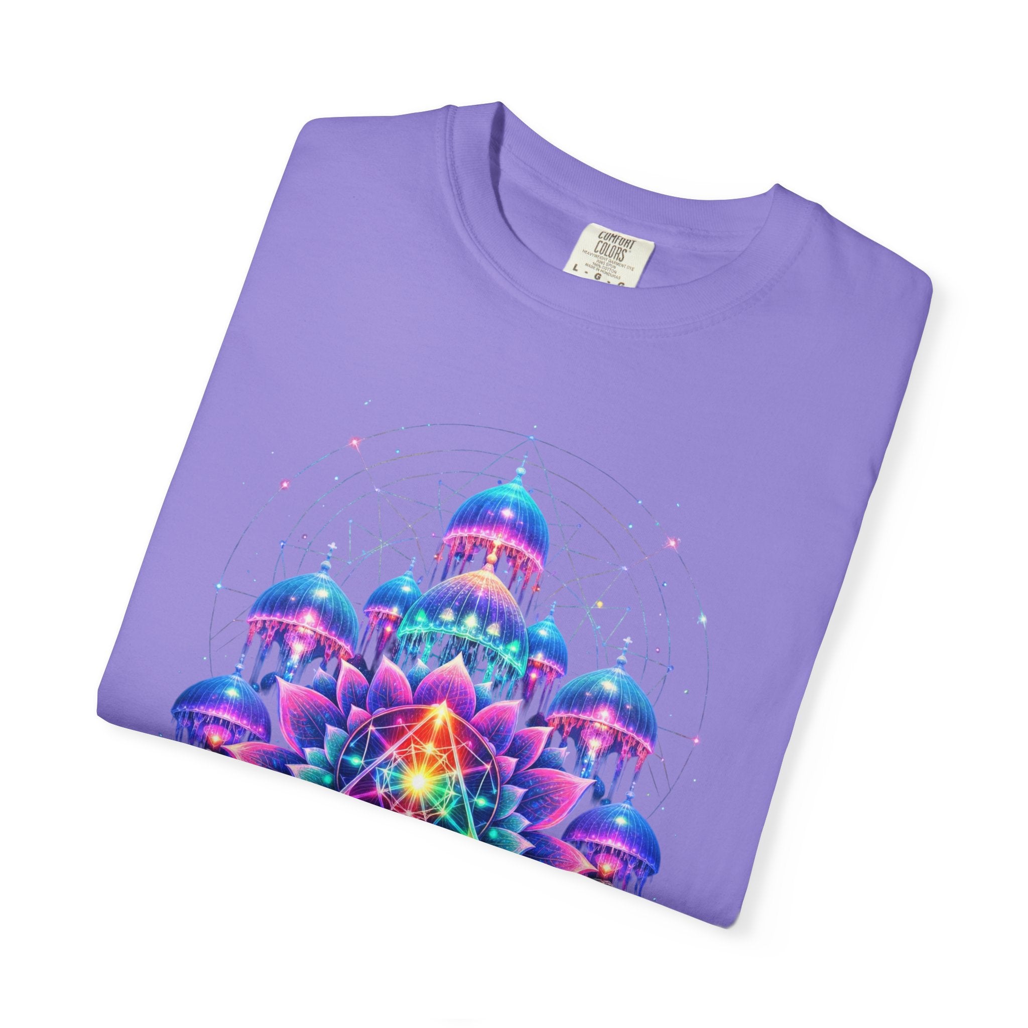 Psychedelic Palace T-Shirt — Vibrant Mandala Art Tee