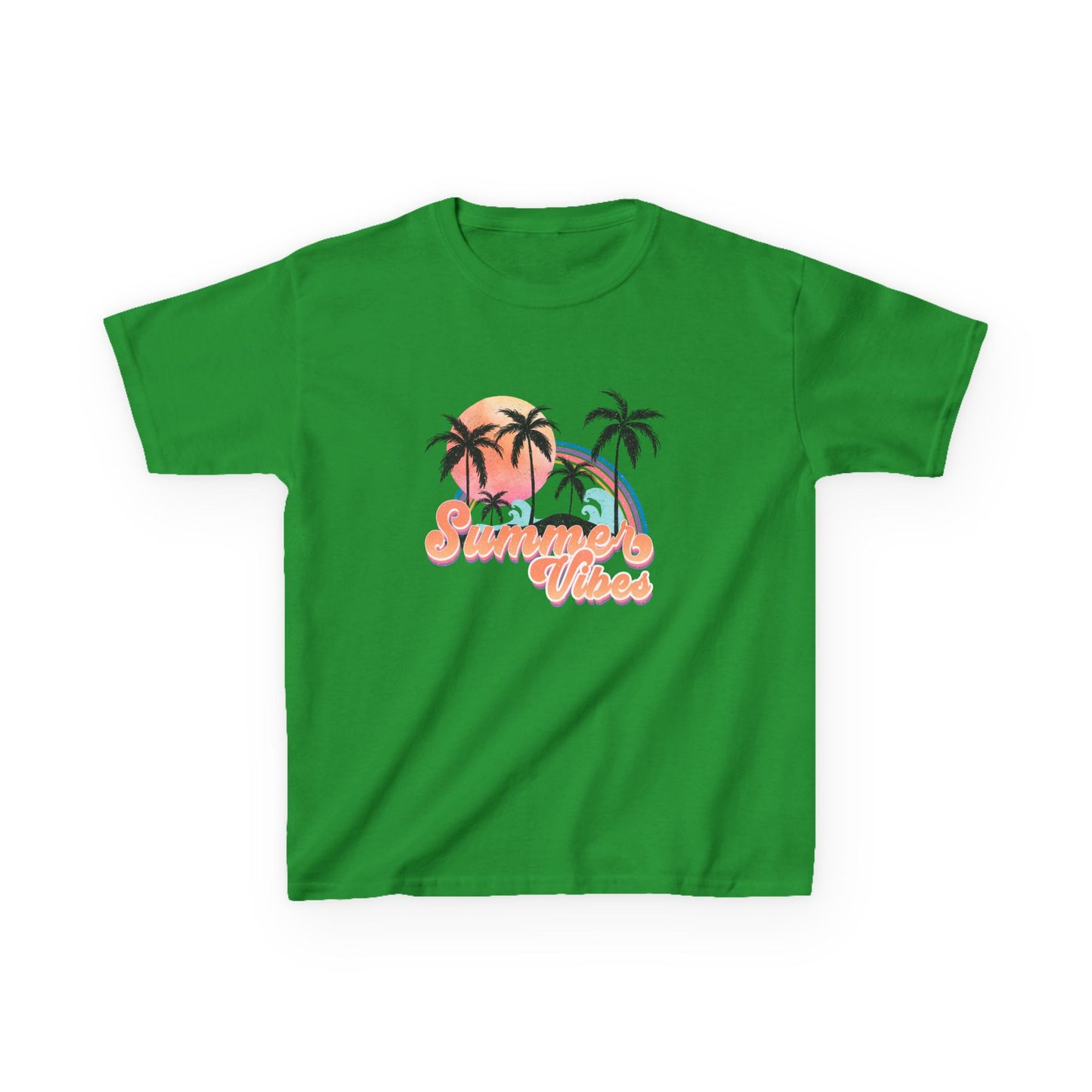 Kids Tee — 'Summer Vibes' Palm Tree Graphic Tee