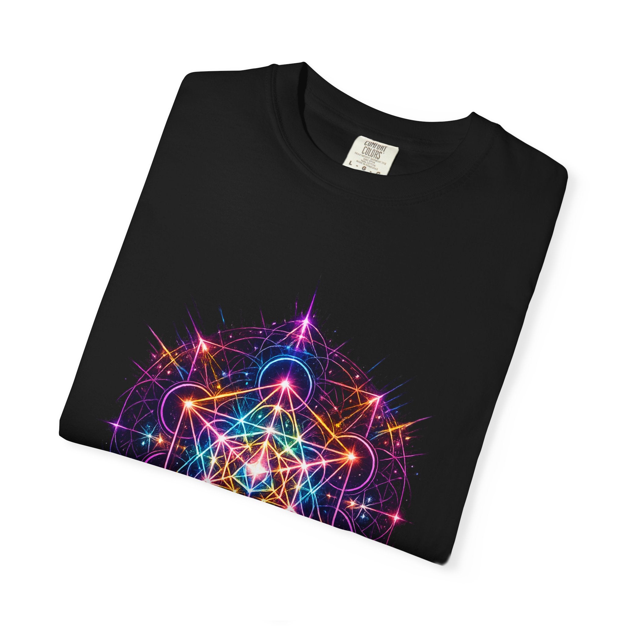 Psychedelic Tee — Intricate Trippy Molecule Design