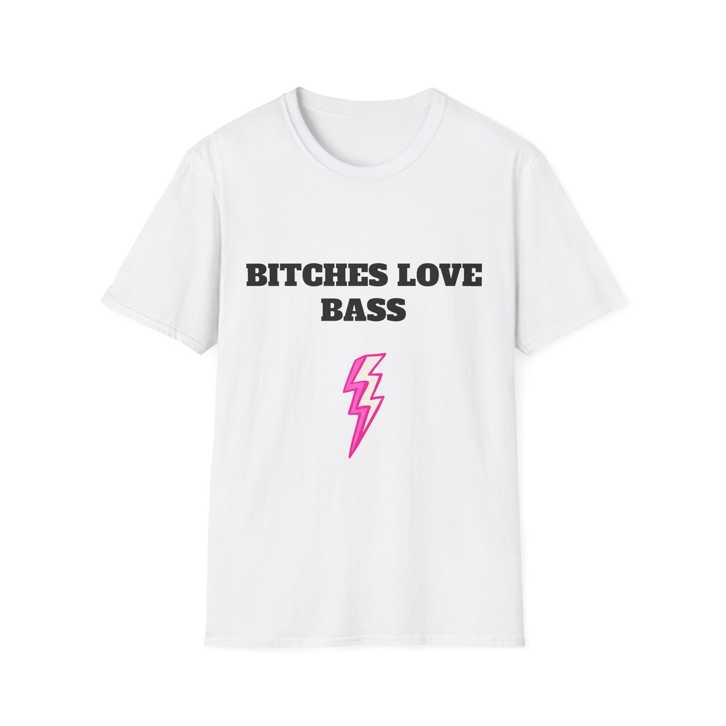 Bitches Love Bass T-Shirt — Women's DJ & Bass Music Graphic Tee