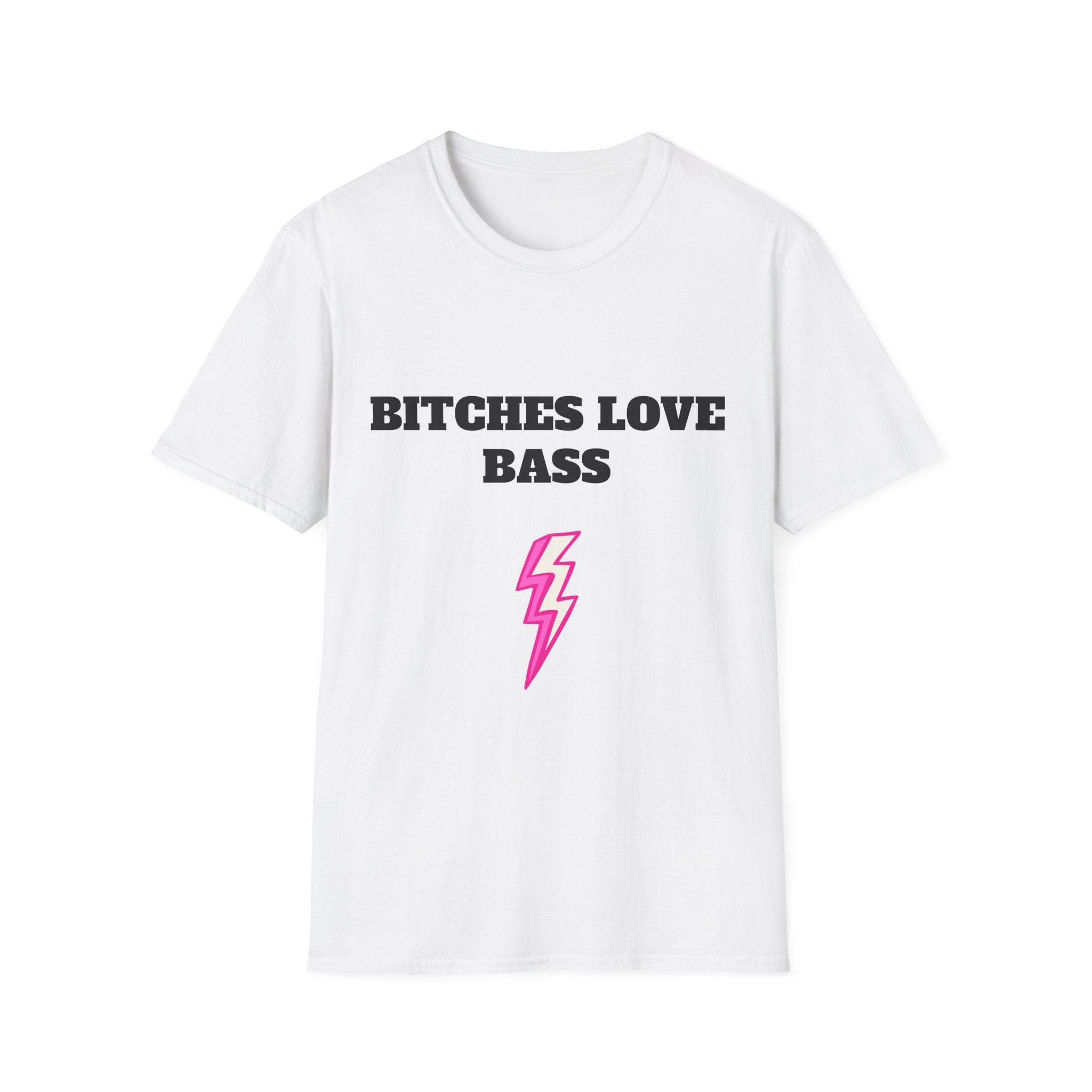 Bitches Love Bass T-Shirt — Women's DJ & Bass Music Graphic Tee