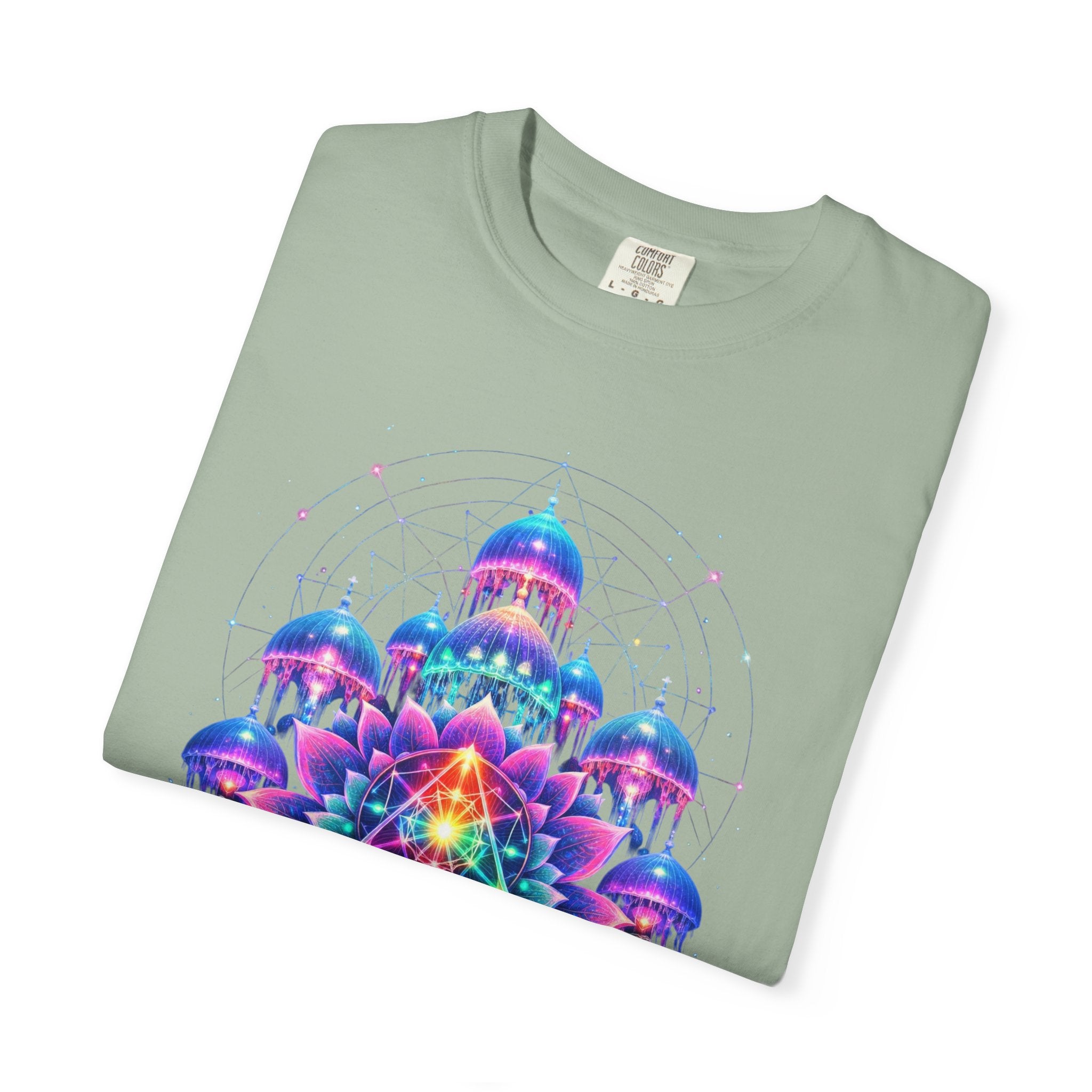 Psychedelic Palace T-Shirt — Vibrant Mandala Art Tee