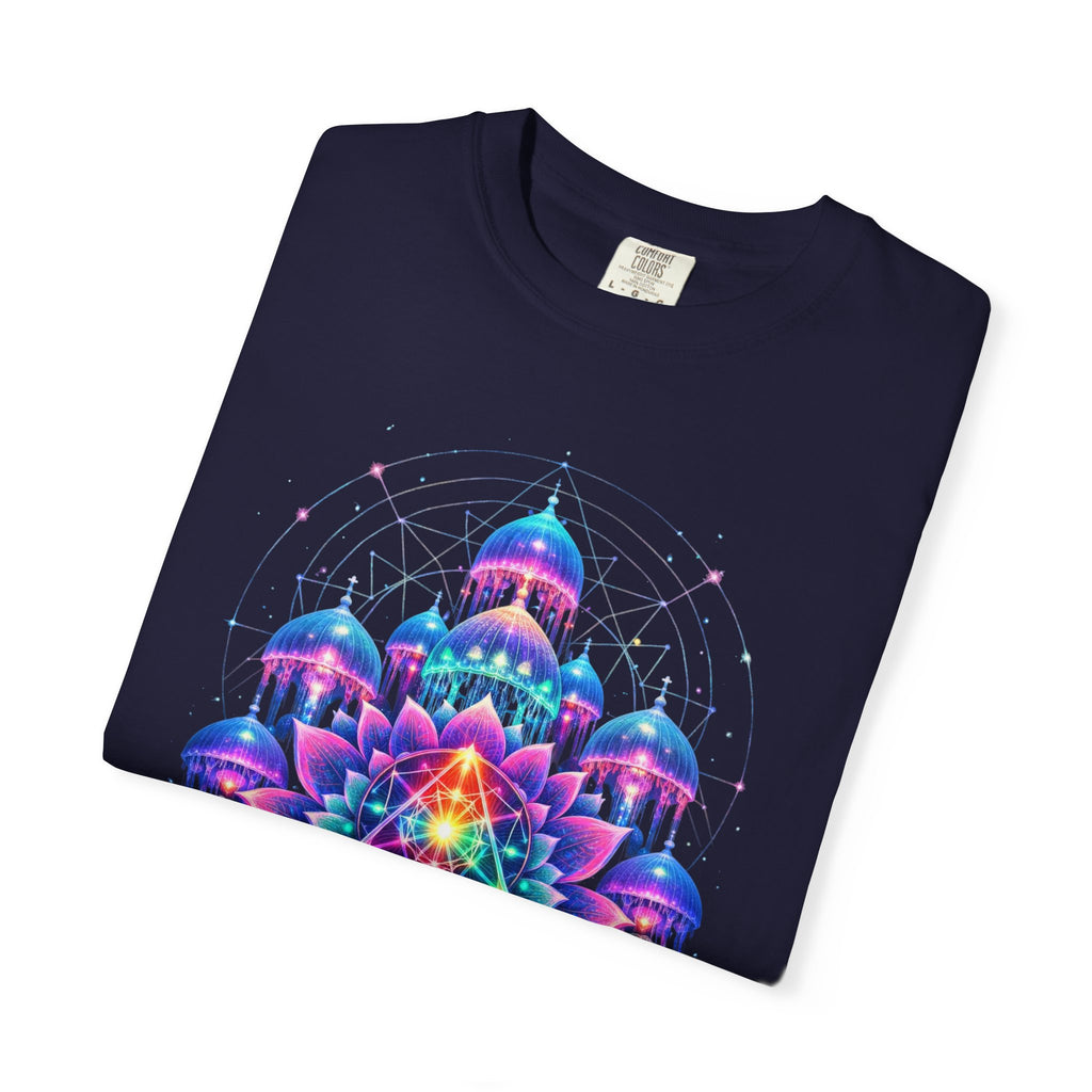 Psychedelic Palace T-Shirt — Vibrant Mandala Art Tee