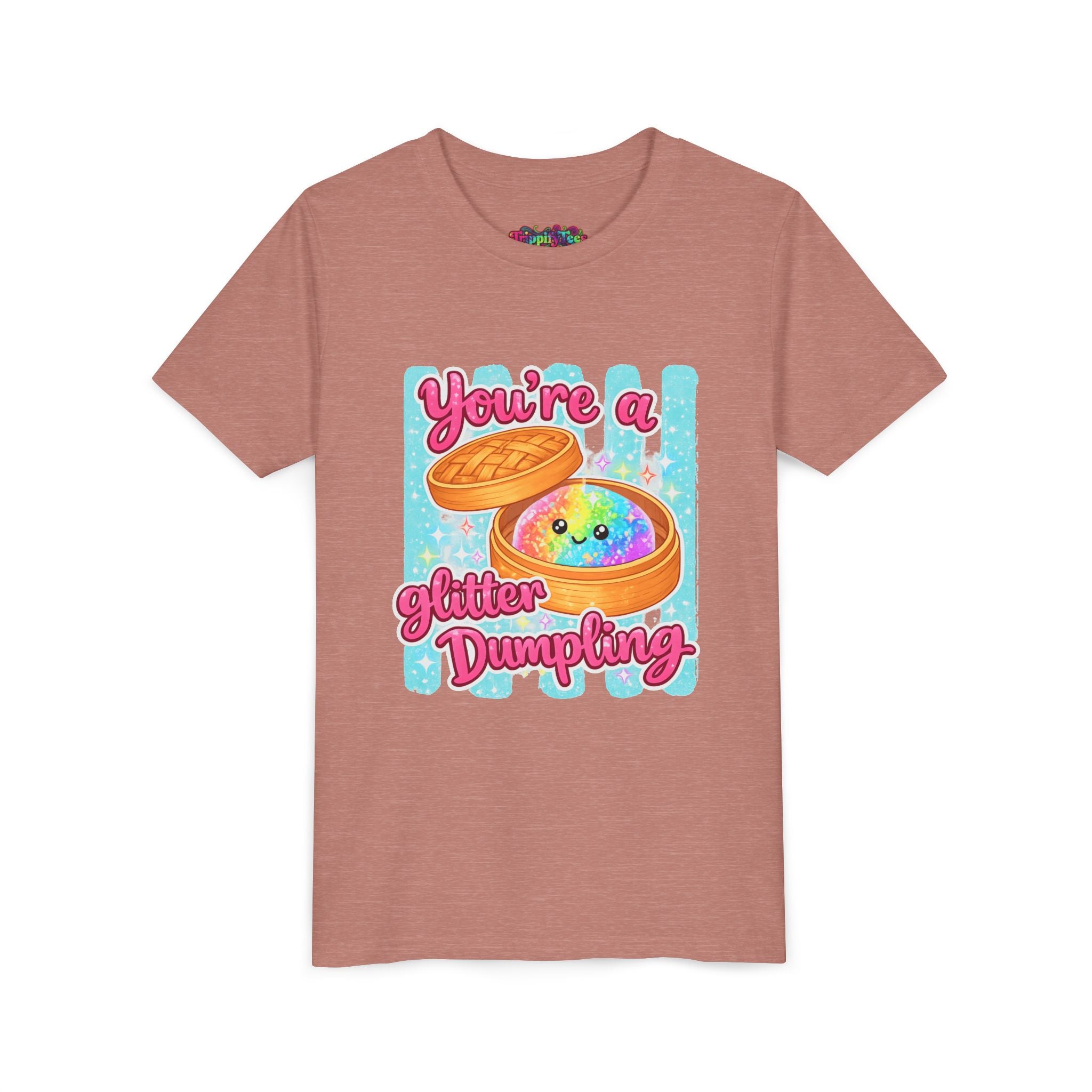 Youth Tee — "You're a Glitter Dumpling" Cute Kawaii Dumpling Graphic Shirt
