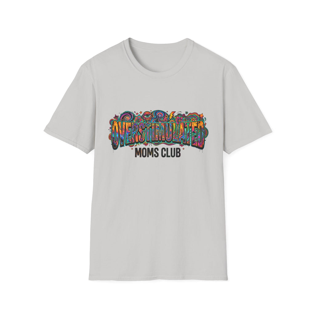 Trippy Overstimulated Moms Club T-Shirt