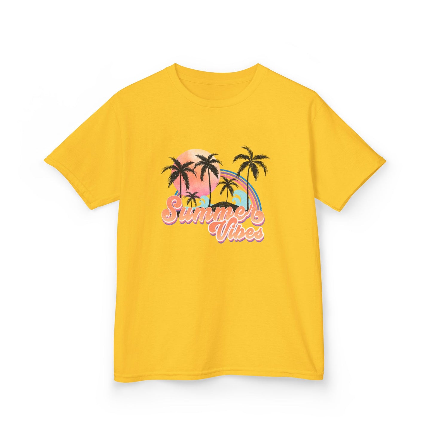 Kids Tee — 'Summer Vibes' Palm Tree Graphic Tee