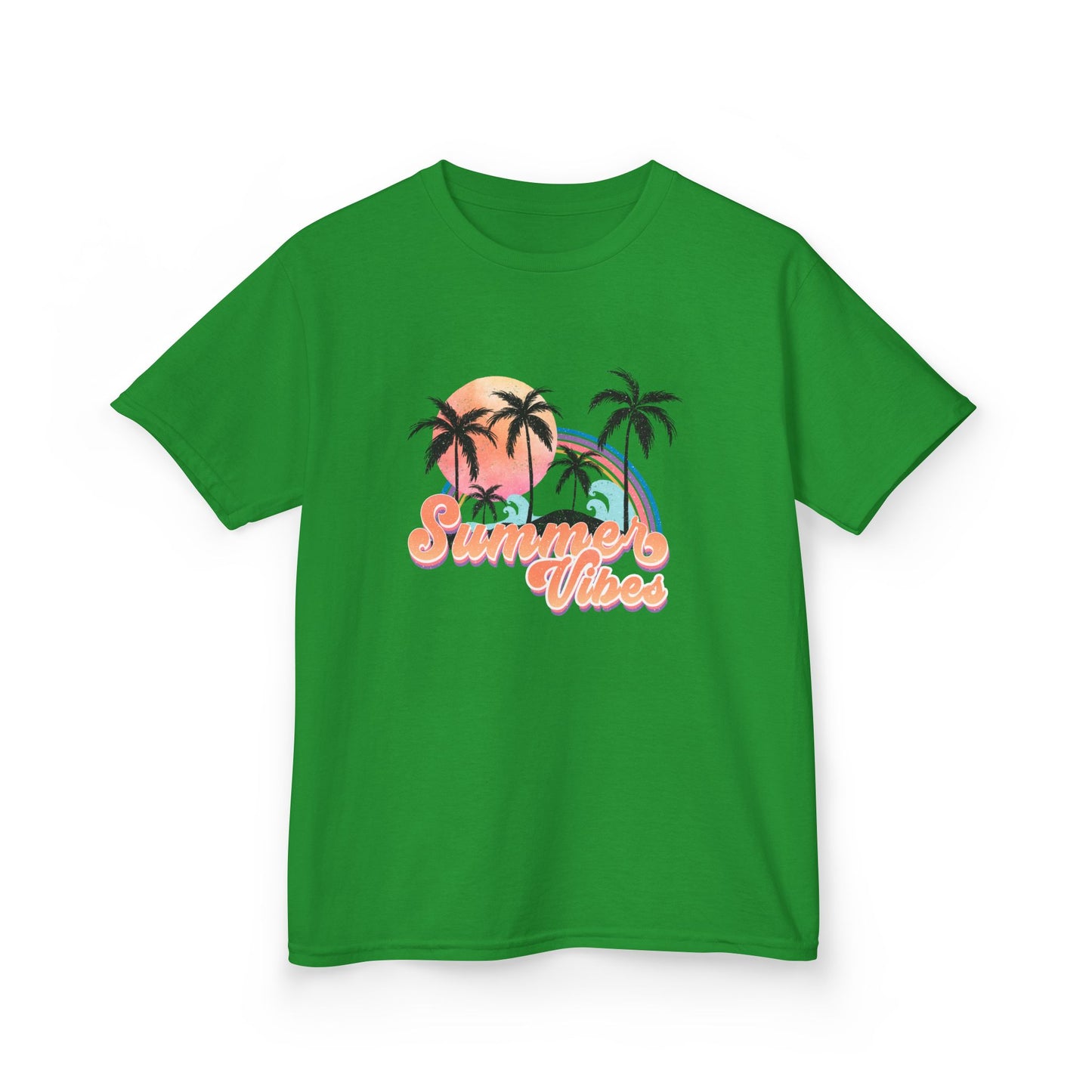 Kids Tee — 'Summer Vibes' Palm Tree Graphic Tee