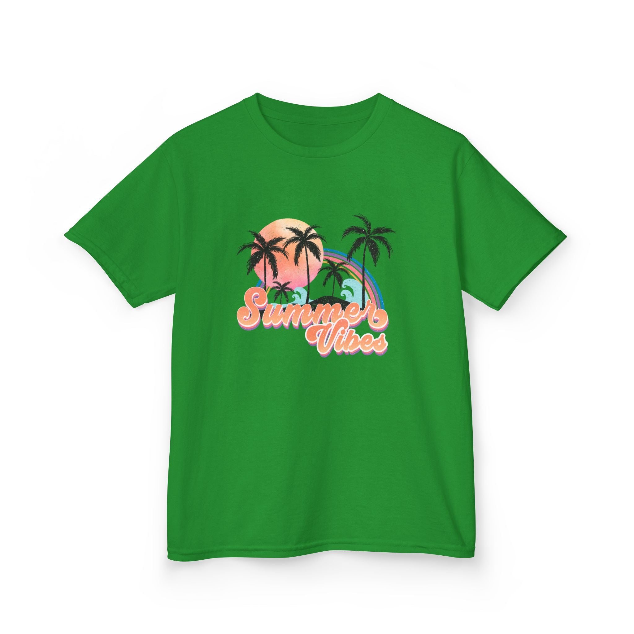 Kids Tee — 'Summer Vibes' Palm Tree Graphic Tee