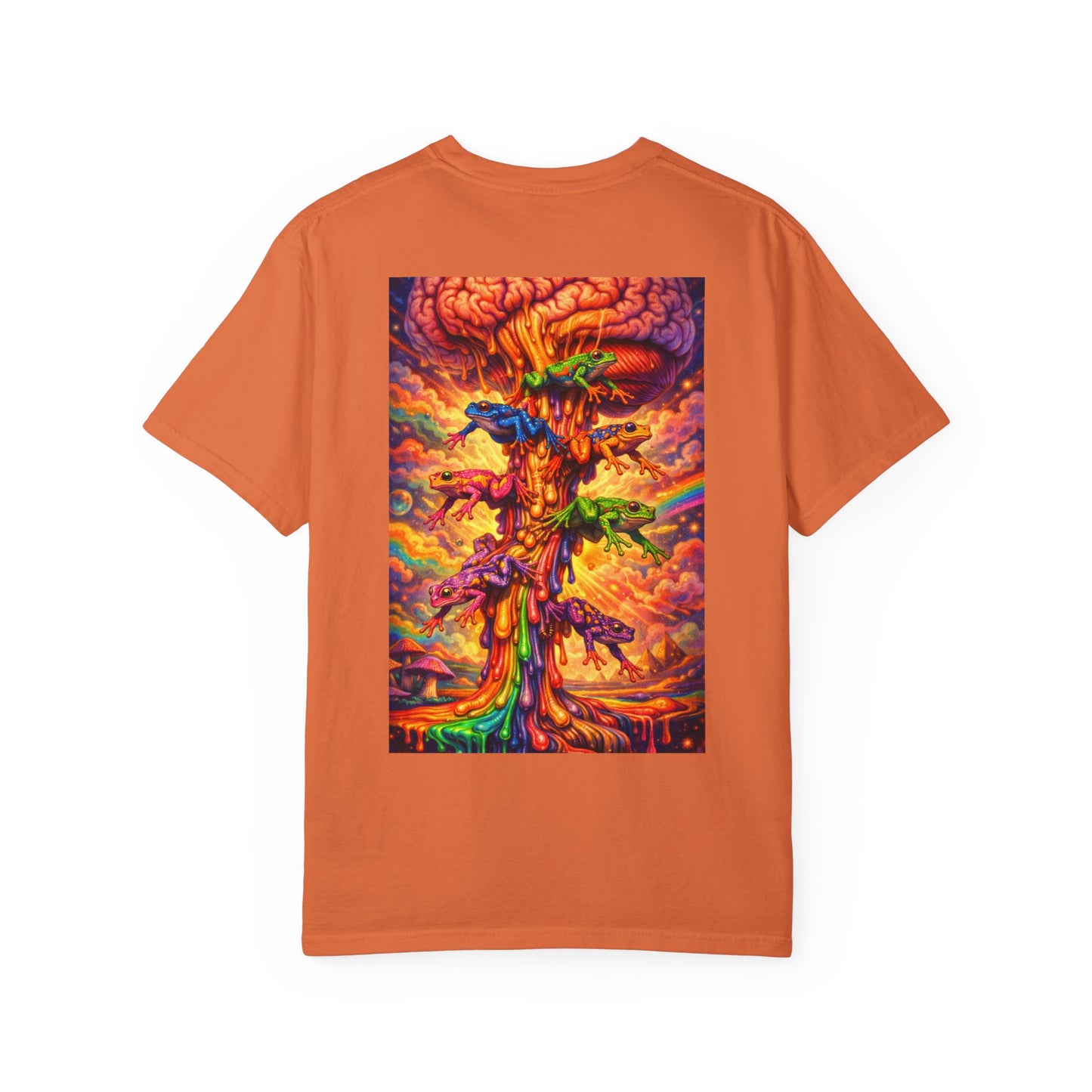 Psychedelic Frogs Brainstem T-Shirt
