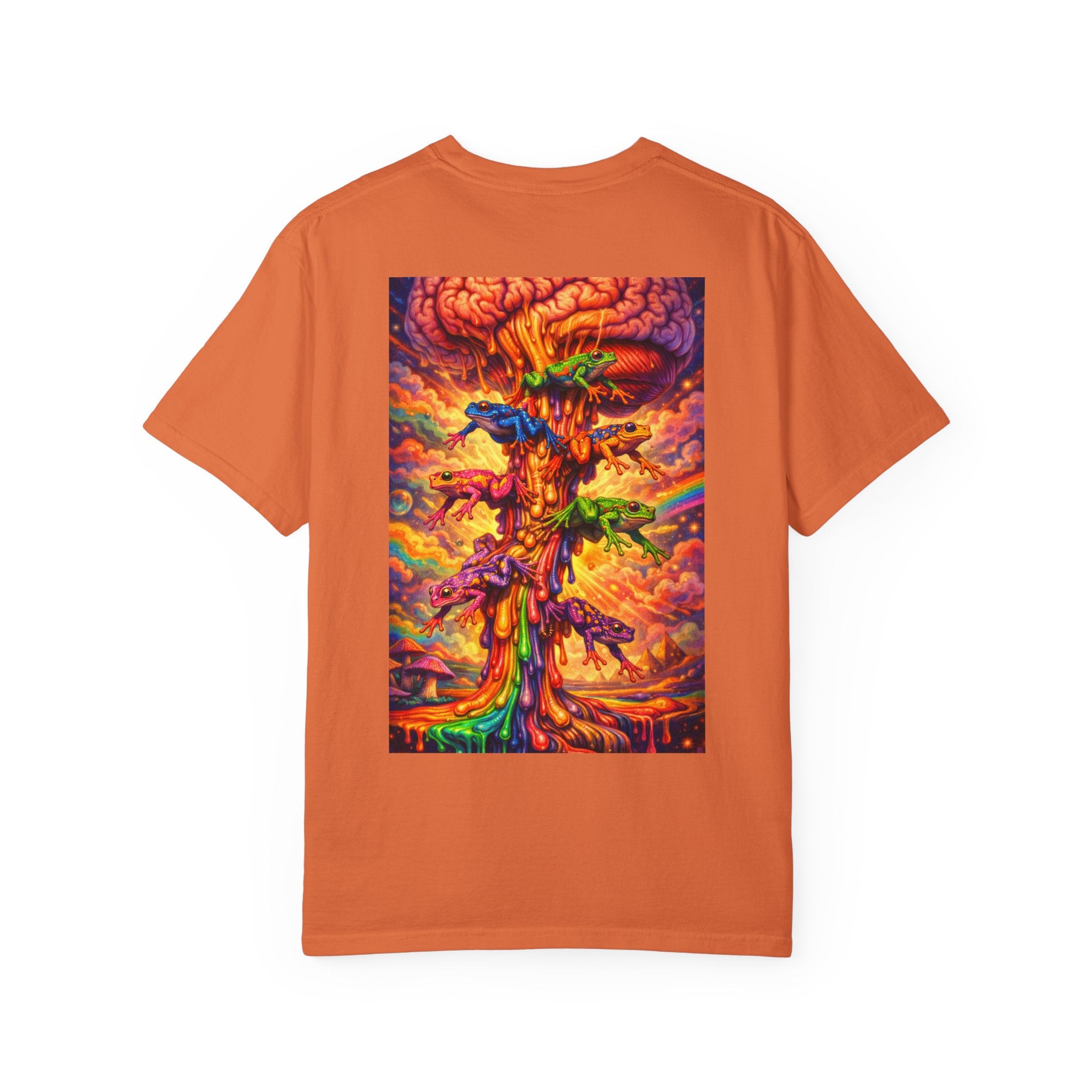 Psychedelic Frogs Brainstem T-Shirt