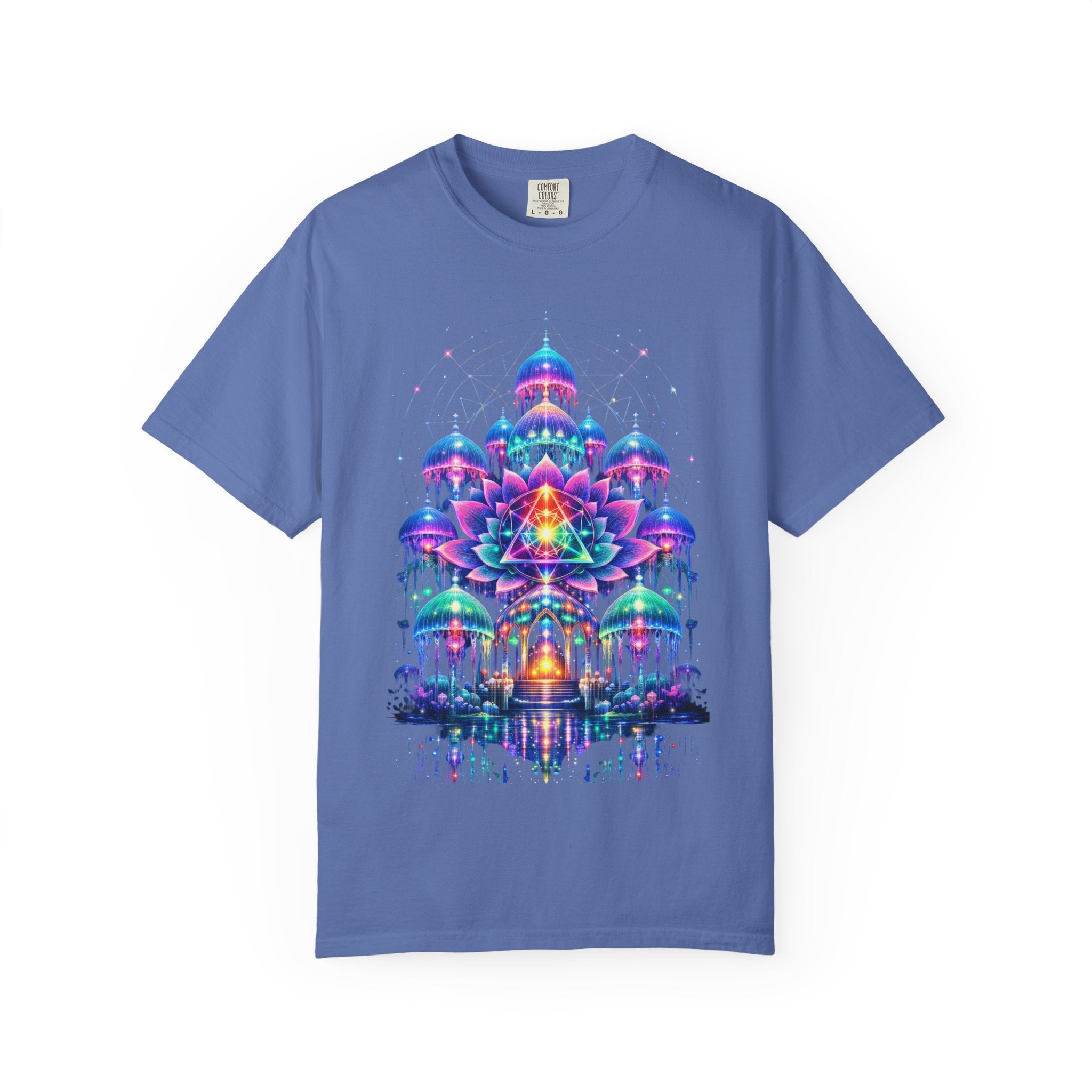 Psychedelic Palace T-Shirt — Vibrant Mandala Art Tee