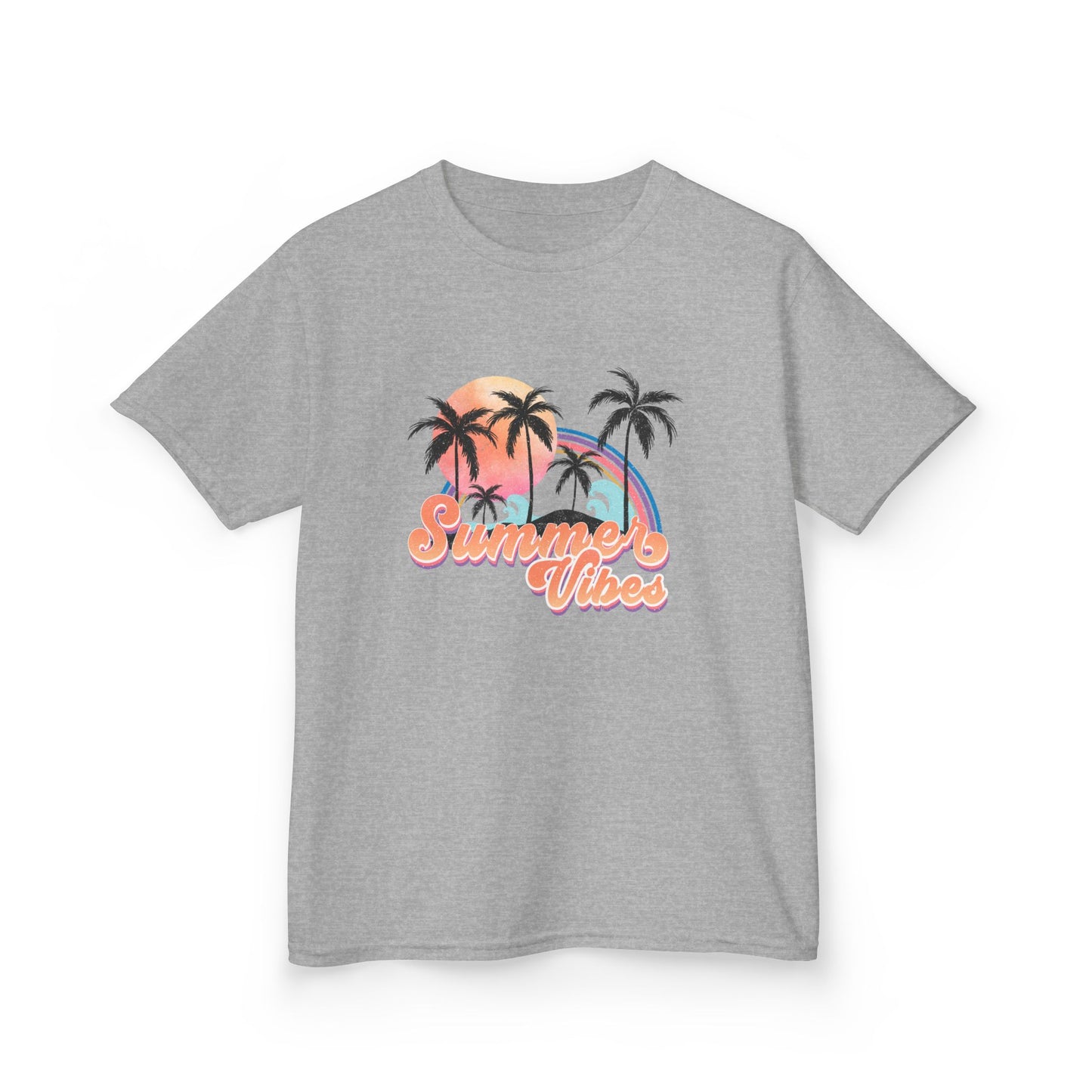 Kids Tee — 'Summer Vibes' Palm Tree Graphic Tee