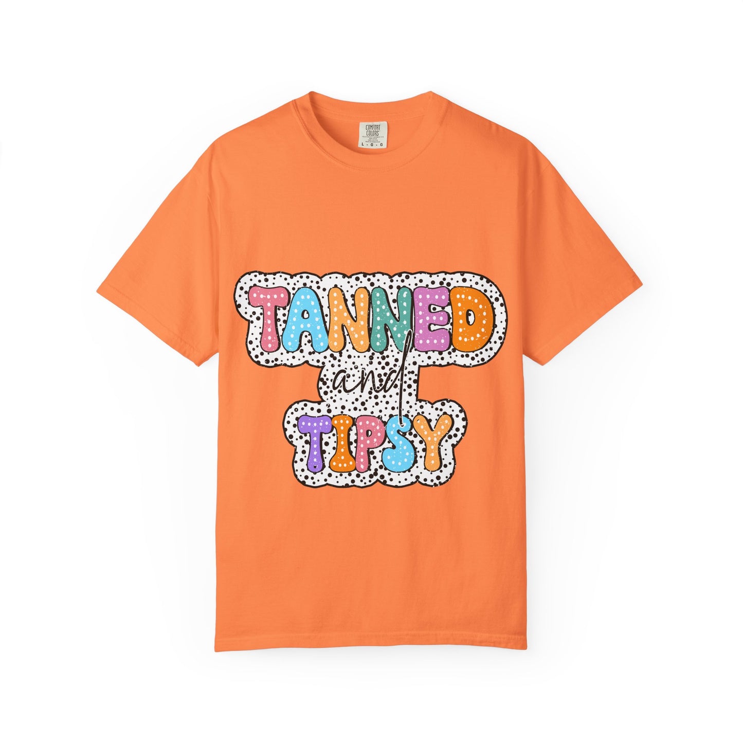 Tanned & Tipsy Mom T-Shirt — Summer Funny Tee