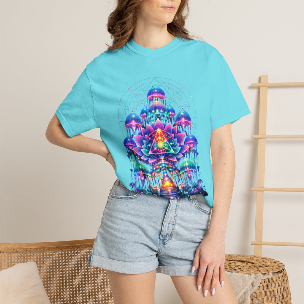 Psychedelic Palace T-Shirt — Vibrant Mandala Art Tee
