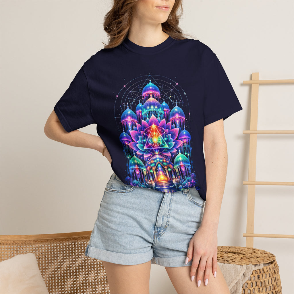 Psychedelic Palace T-Shirt — Vibrant Mandala Art Tee