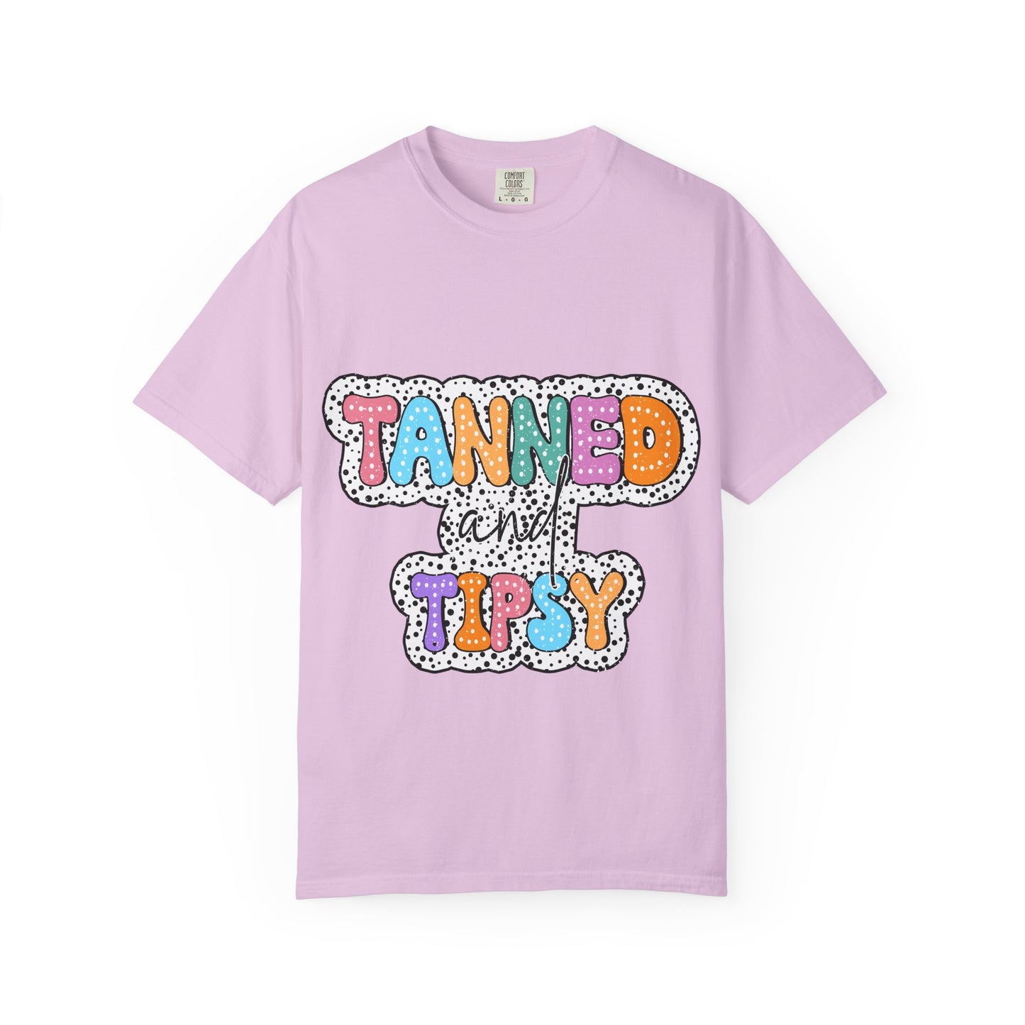 Tanned & Tipsy Mom T-Shirt — Summer Funny Tee