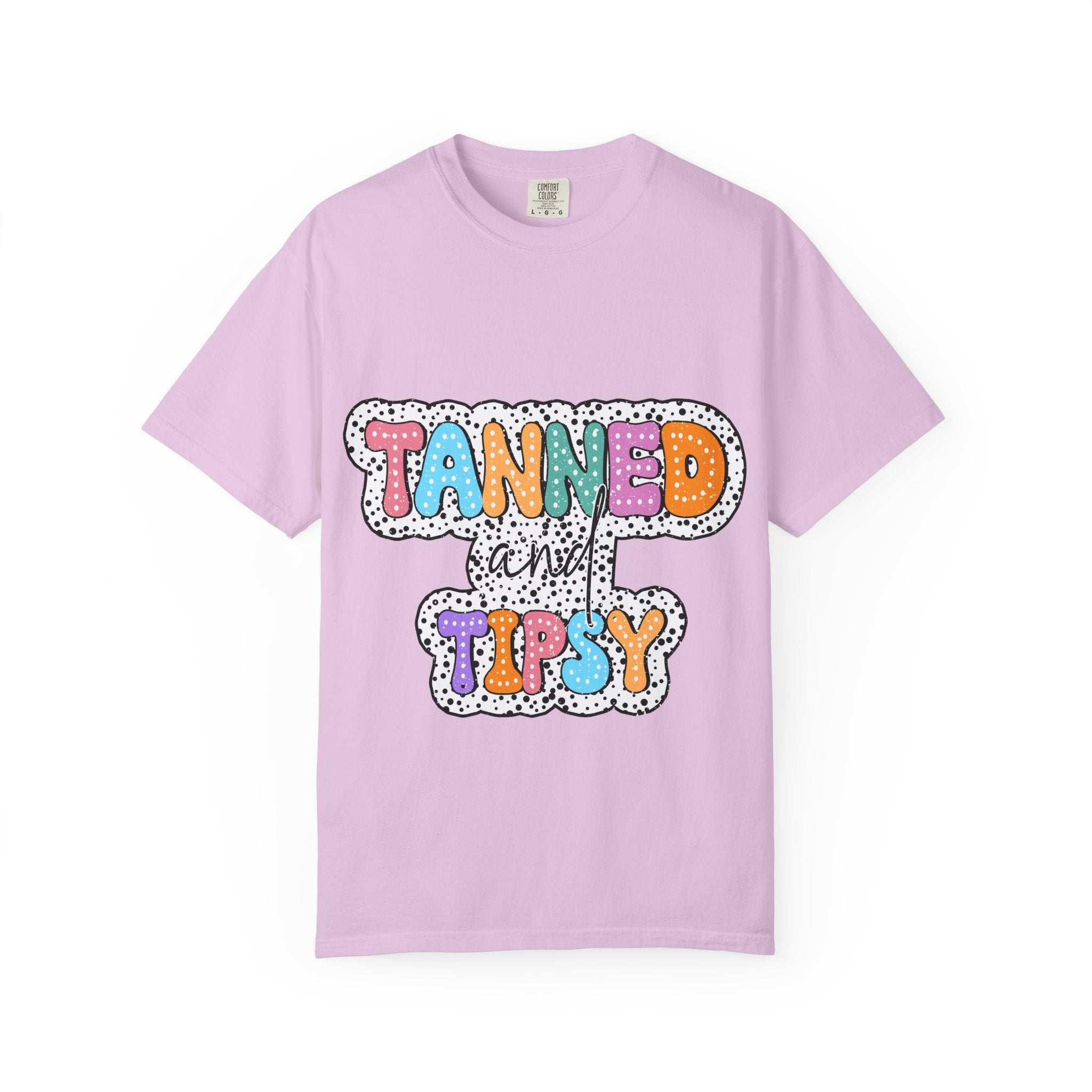 Tanned & Tipsy Mom T-Shirt — Summer Funny Tee