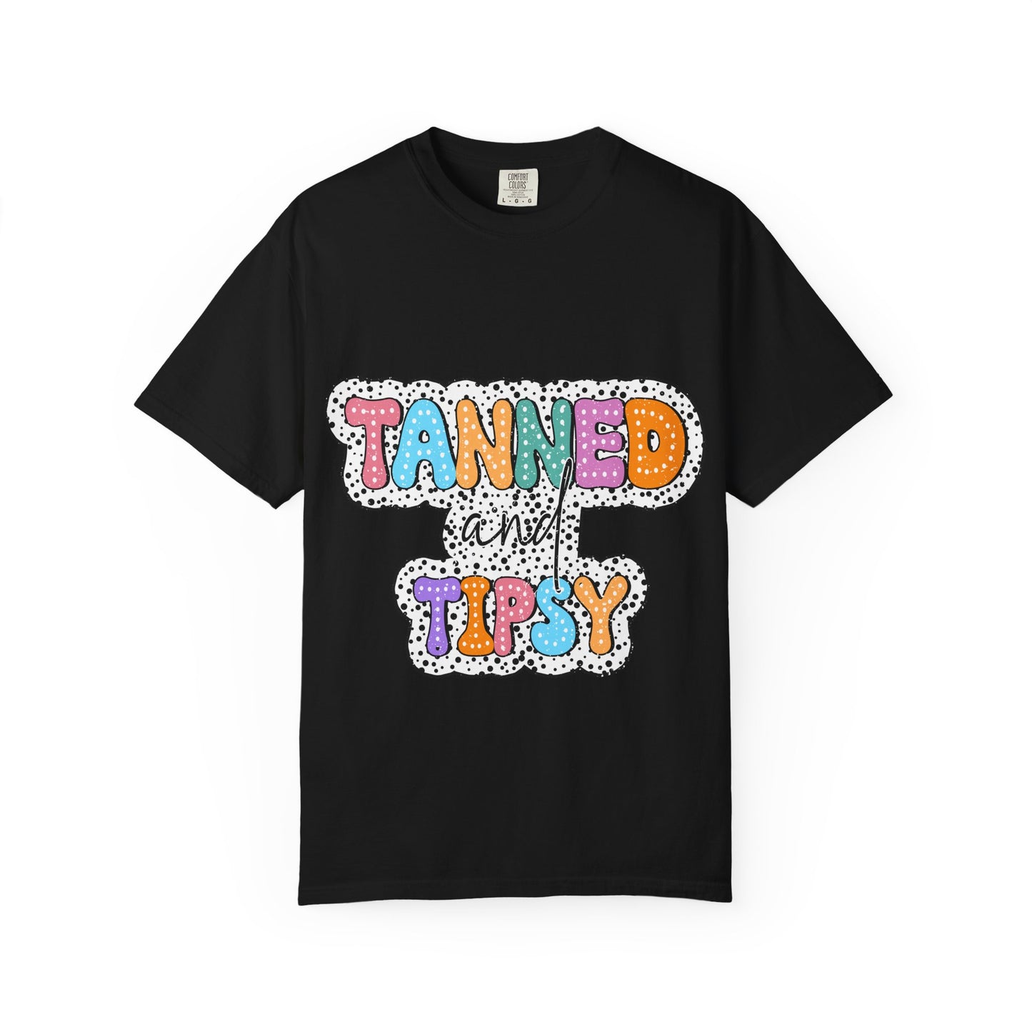 Tanned & Tipsy Mom T-Shirt — Summer Funny Tee