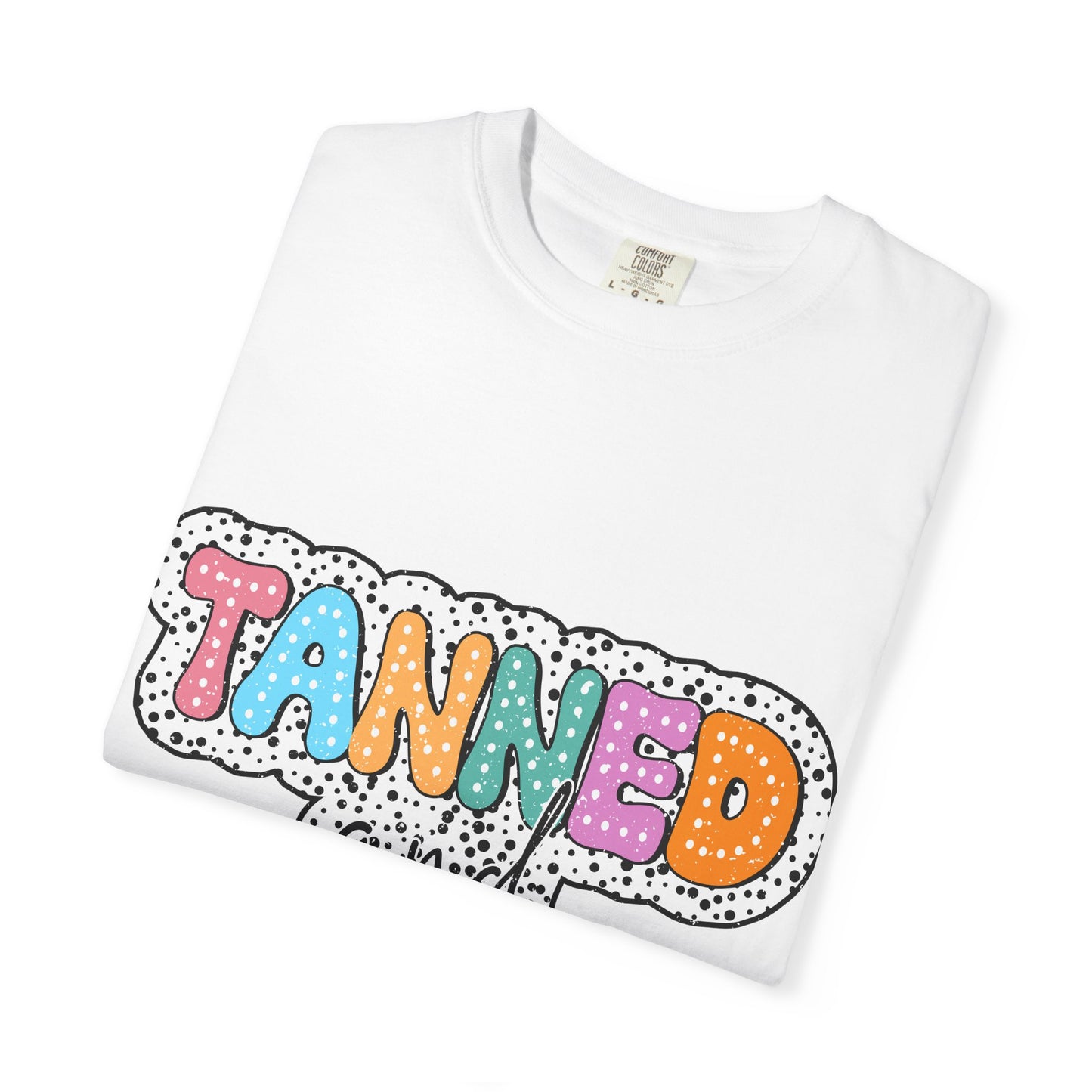 Tanned & Tipsy Mom T-Shirt — Summer Funny Tee