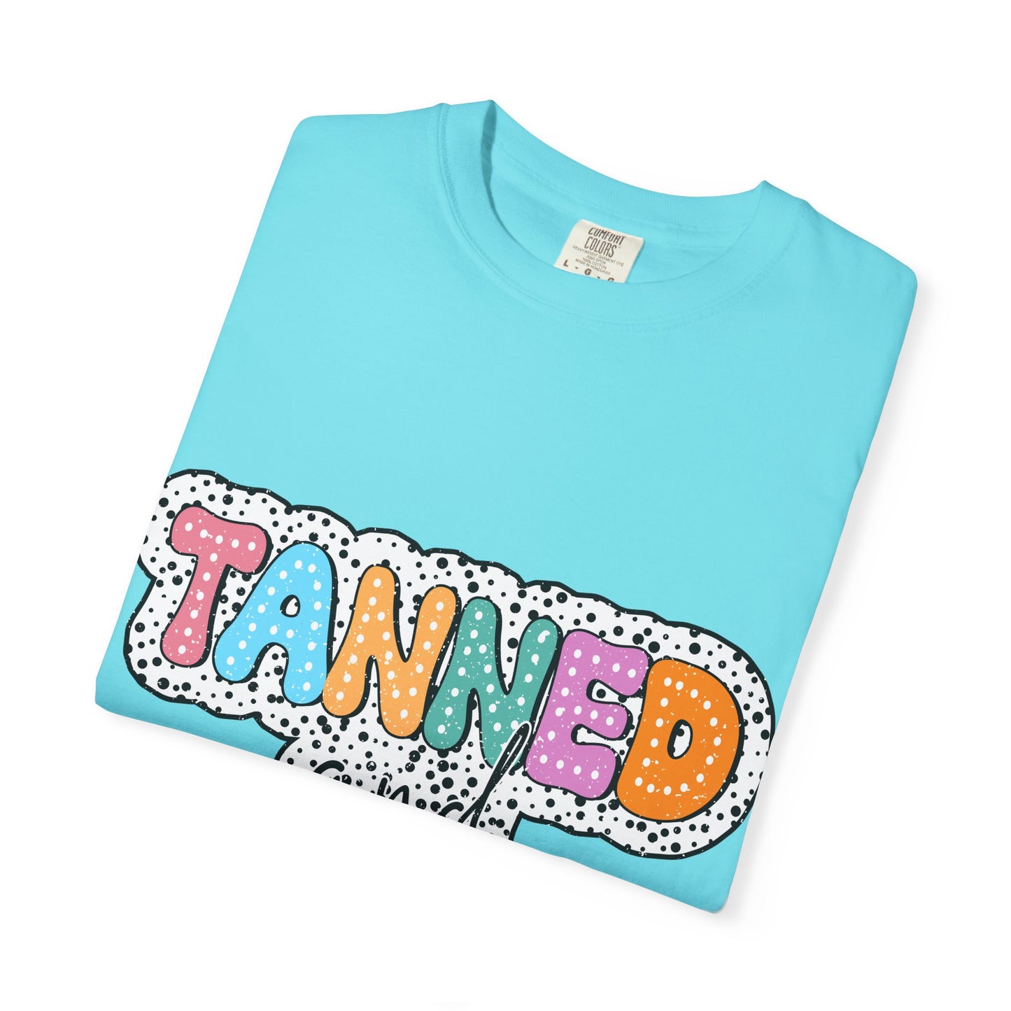 Tanned & Tipsy Mom T-Shirt — Summer Funny Tee