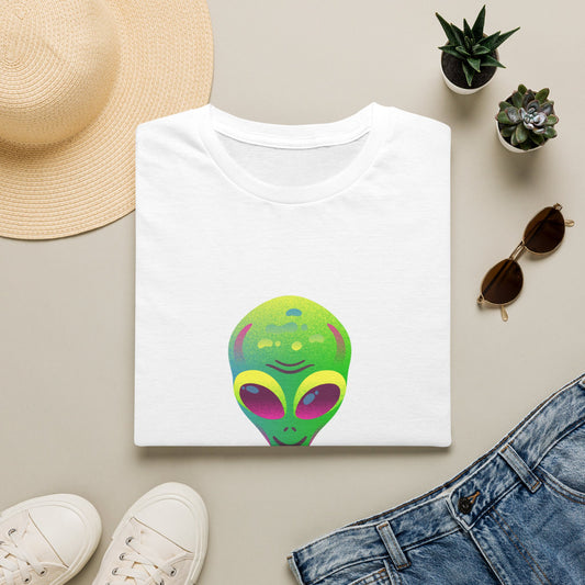 Alien "Be Different" T-Shirt — Colorful Retro UFO Graphic Tee
