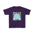 Kids T-Shirt – "Beach Bum" Retro Smiley Tee