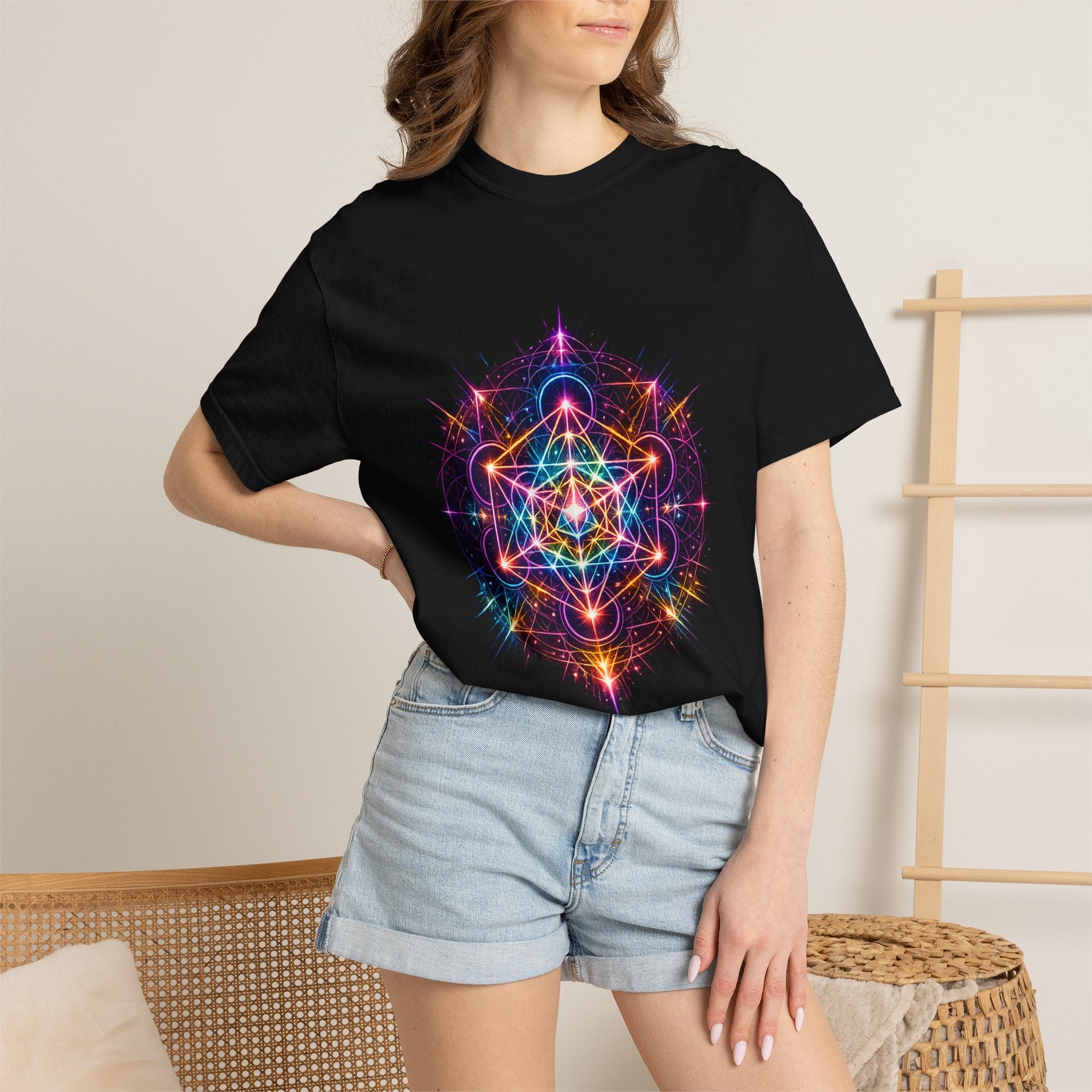 Psychedelic Tee — Intricate Trippy Molecule Design