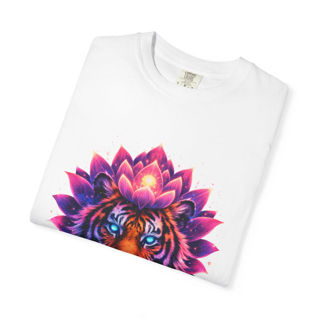 Tiger Lotus T-Shirt — Vibrant Mandala Tiger Graphic Tee
