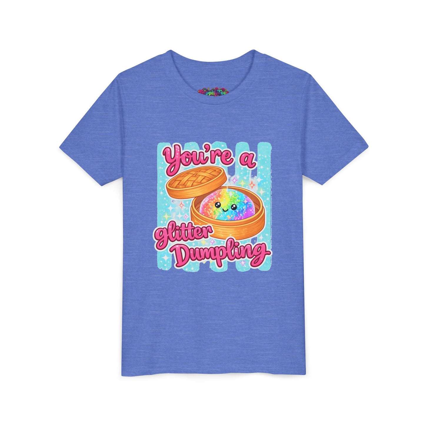 Youth Tee — "You're a Glitter Dumpling" Cute Kawaii Dumpling Graphic Shirt