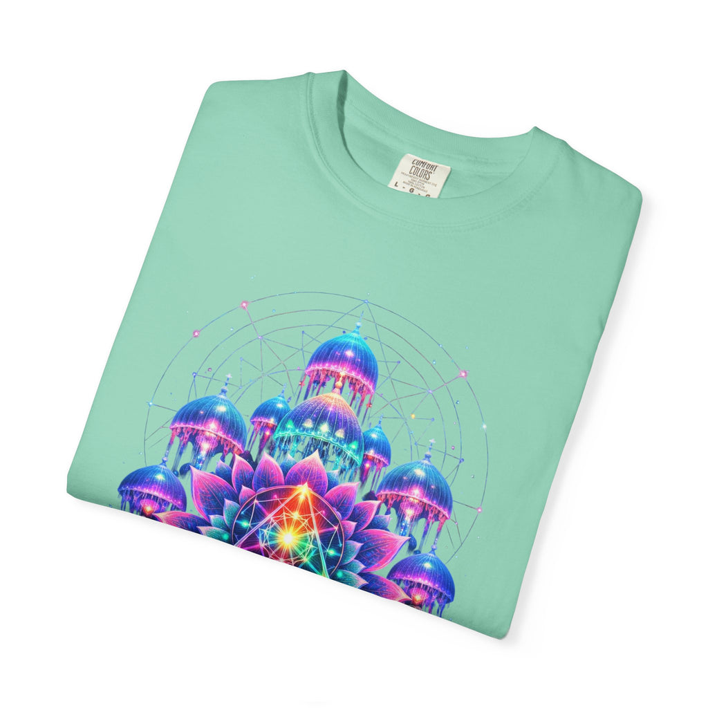 Psychedelic Palace T-Shirt — Vibrant Mandala Art Tee