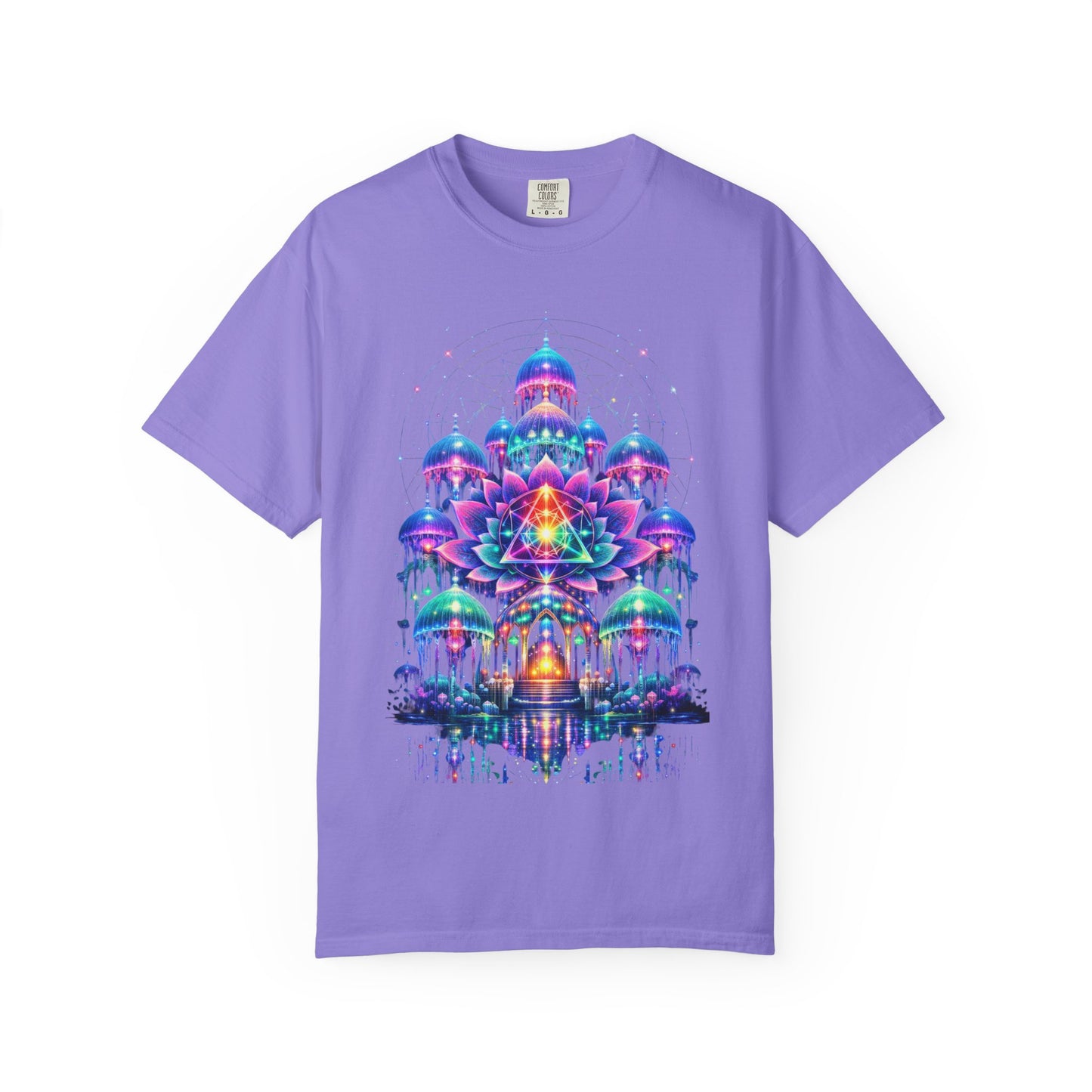 Psychedelic Palace T-Shirt — Vibrant Mandala Art Tee