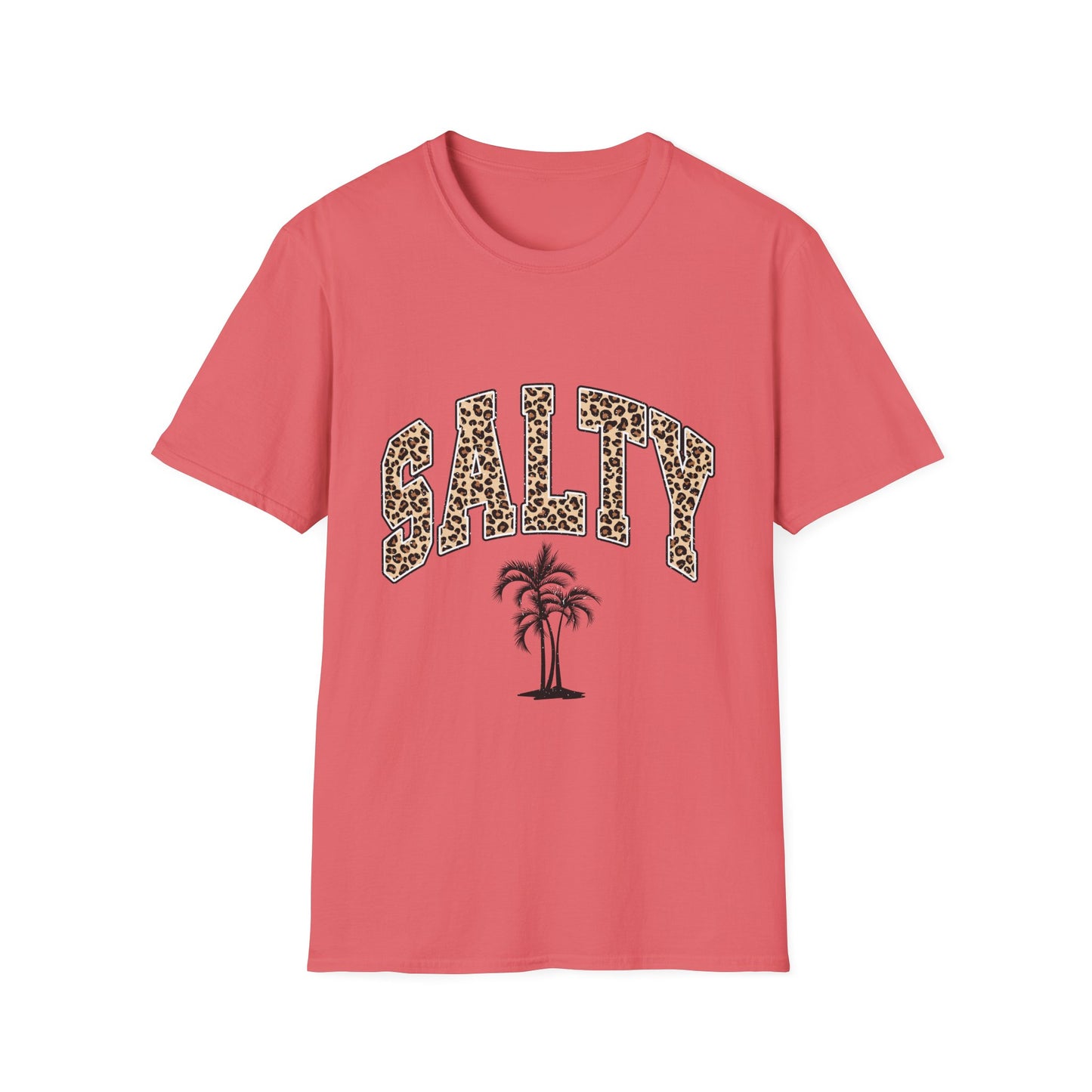 Salty and Sunkissed Leopard Tee — Summer Beach T-Shirt