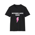 Bitches Love Bass T-Shirt — Women's DJ & Bass Music Graphic Tee
