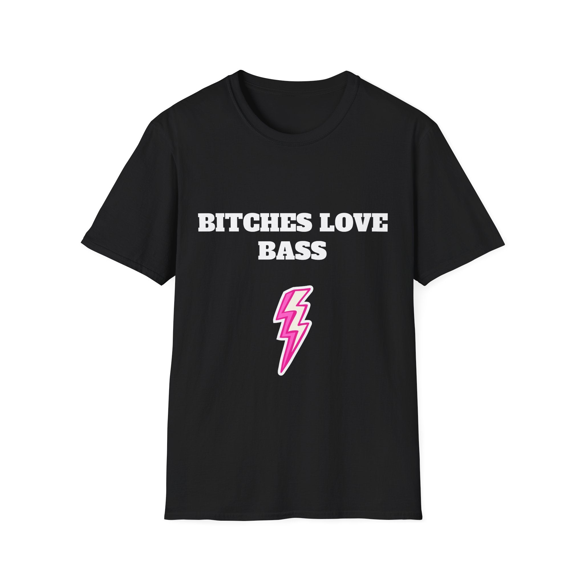 Bitches Love Bass T-Shirt — Women's DJ & Bass Music Graphic Tee