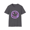 Smiley Neon Grunge T-Shirt